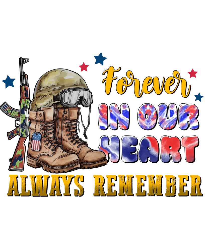 Military Tribute: Forever In Our Heart Always Remember