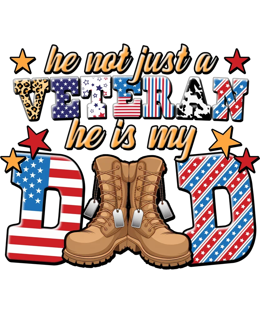 Veteran Dad Appreciation Print