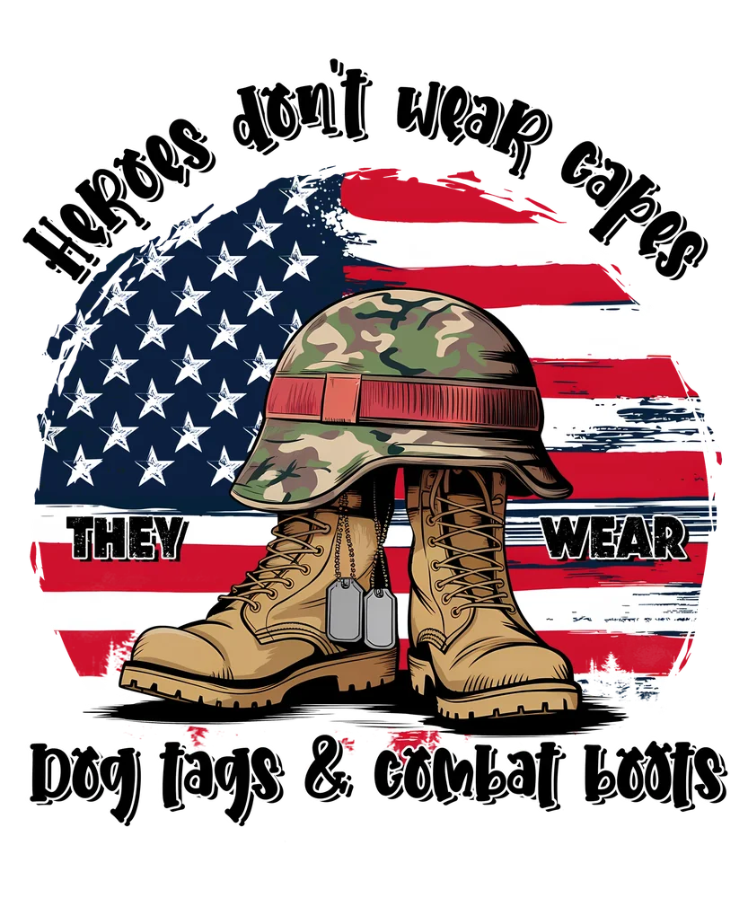 Military Heroes Tribute — Multicolor Illustrative