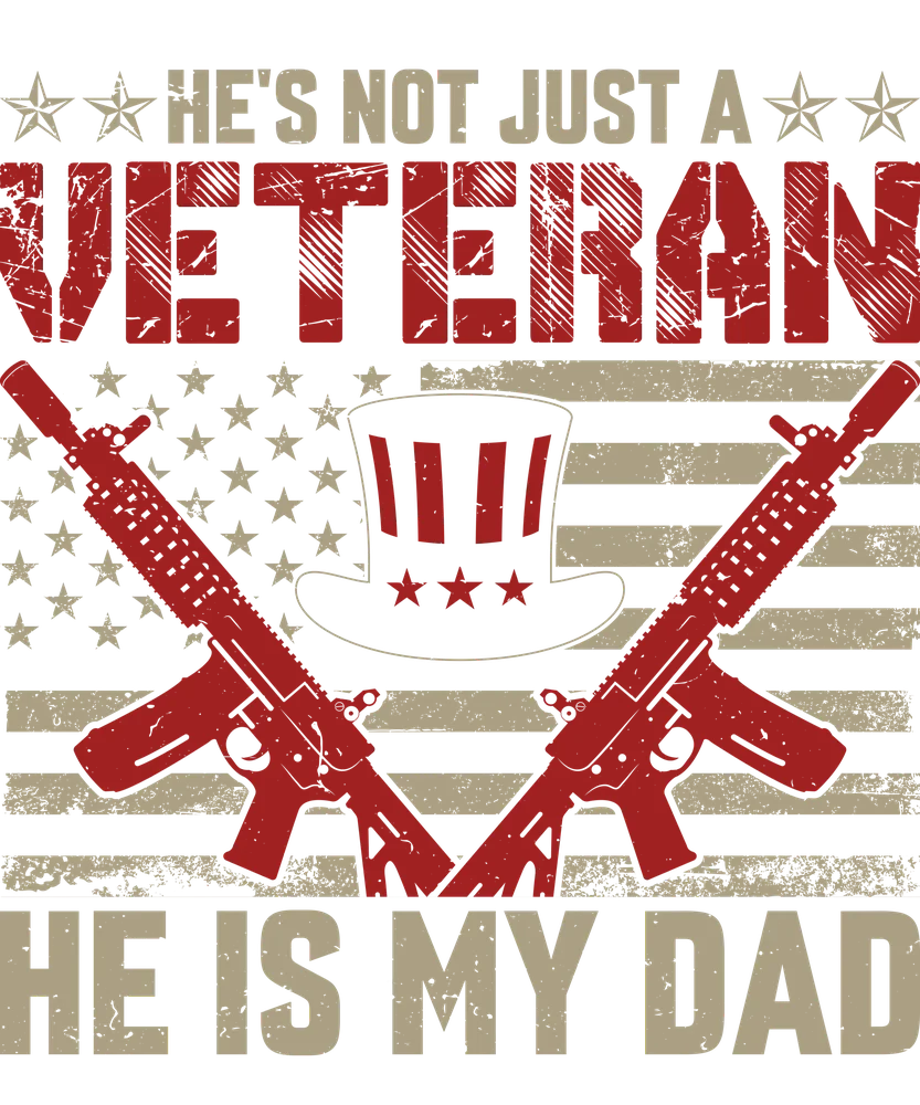 Veteran Father Tribute — Tan Patriotic