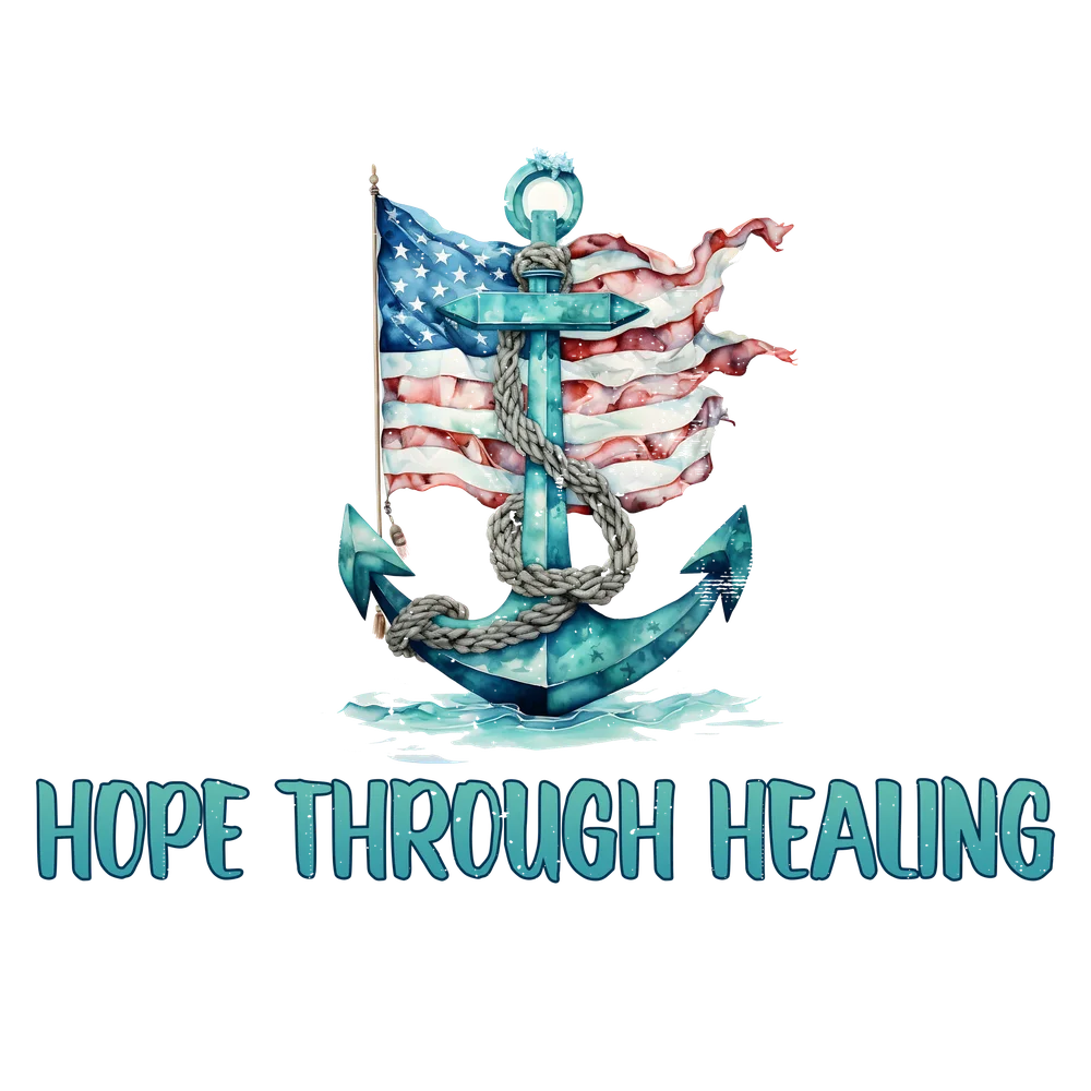 Hope Through Healing Anchor Flag