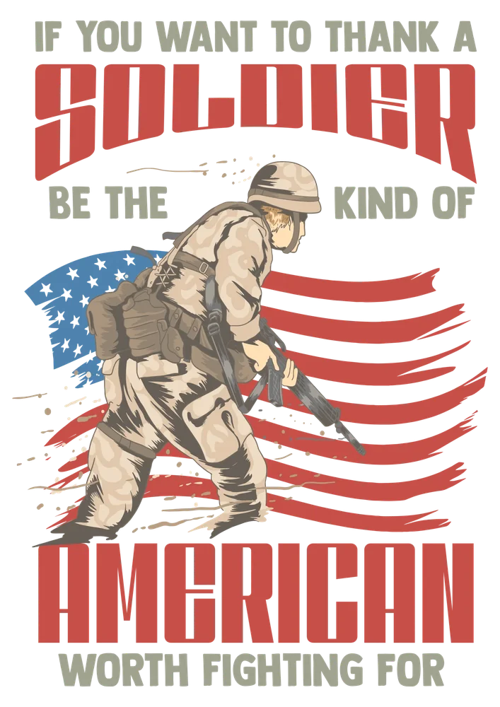 Thank a Soldier Poster