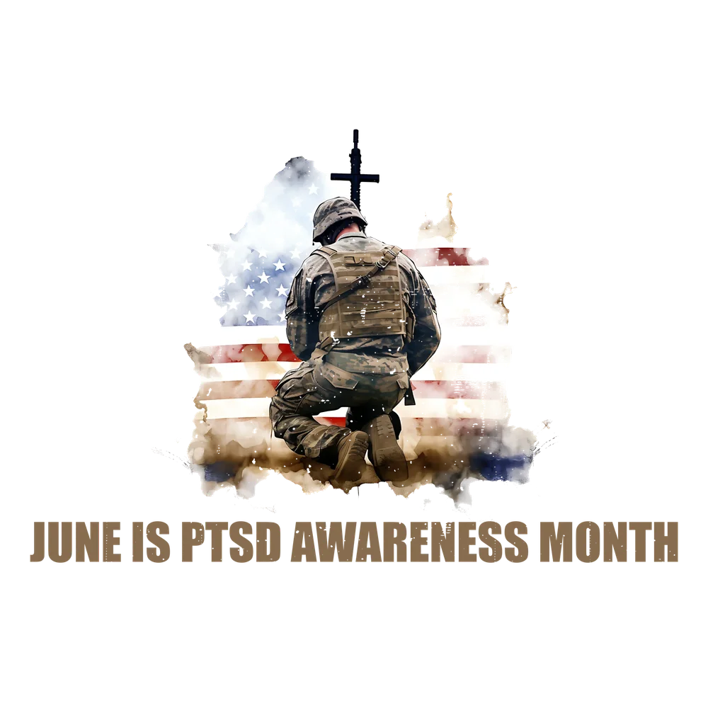 PTSD Awareness Month - Soldier Silhouette