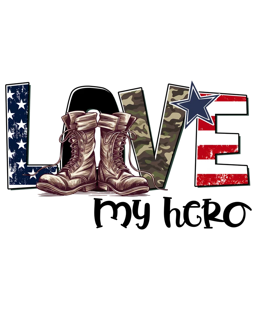 Military Love Graphic