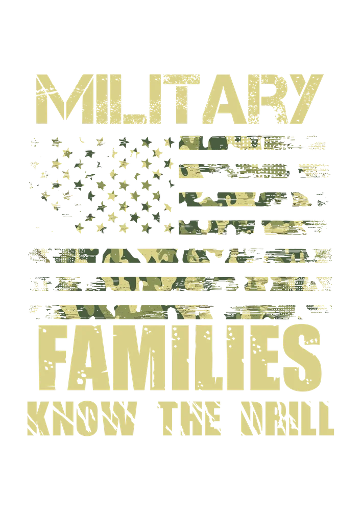 Military Family Drill Poster