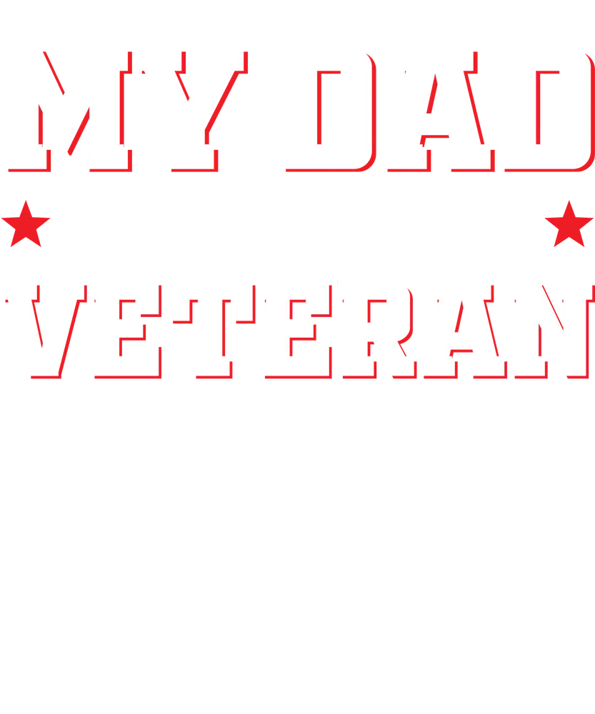 Veteran Dad Hero — Bold Typography