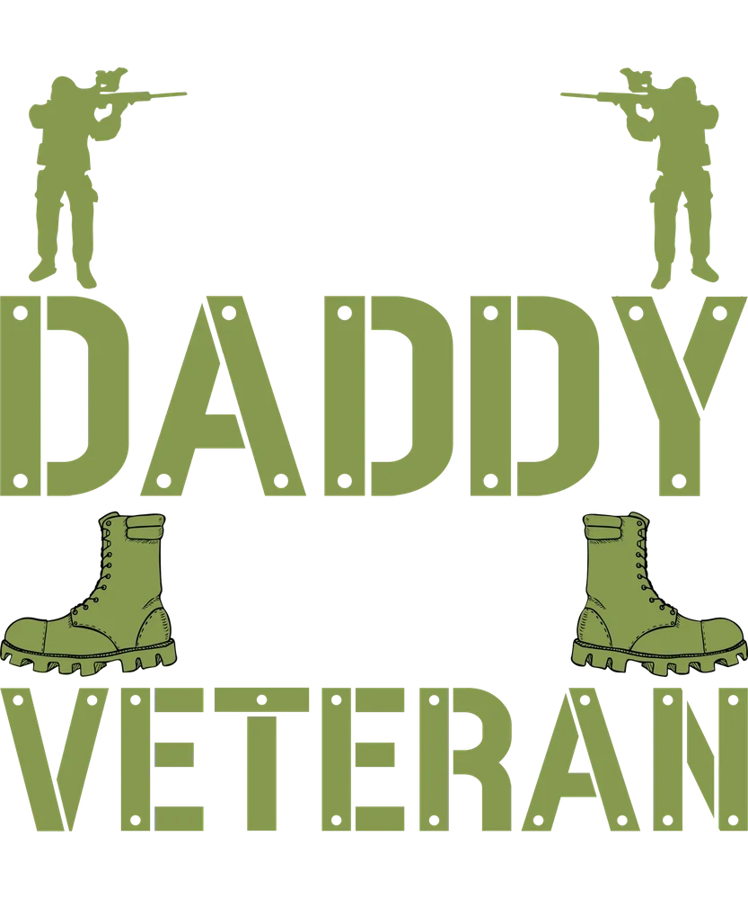 Military Daddy Veteran Silhouette