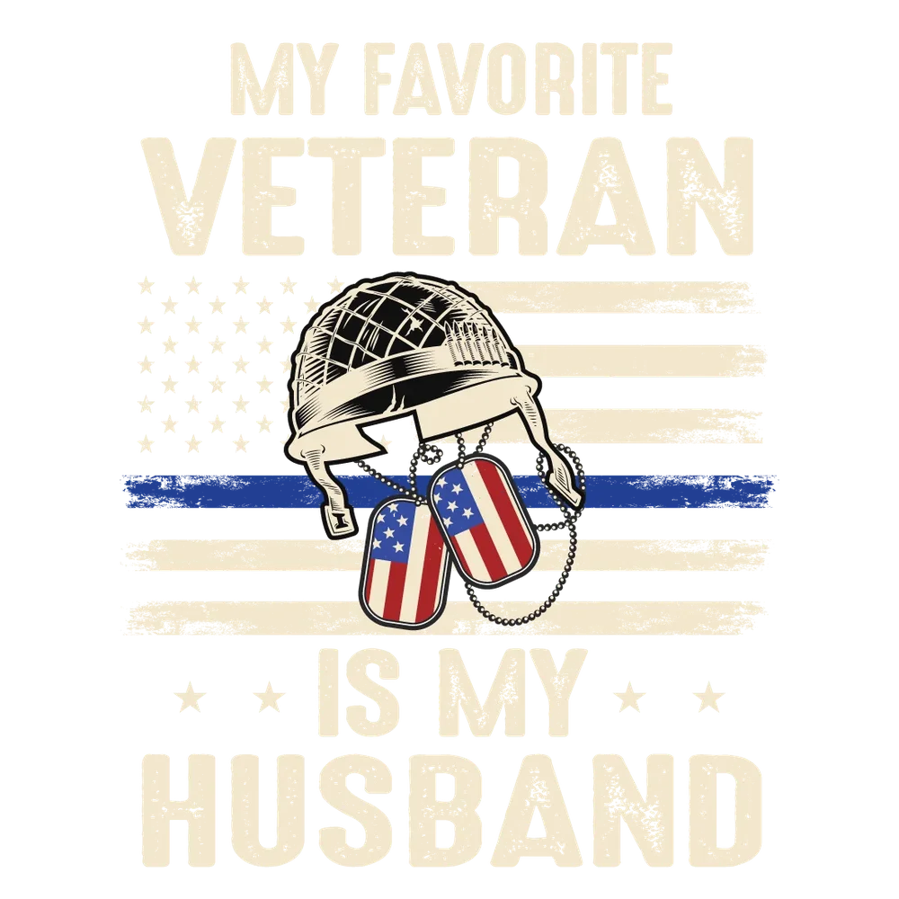 Veteran Husband Tribute — Cream Illustrative 2