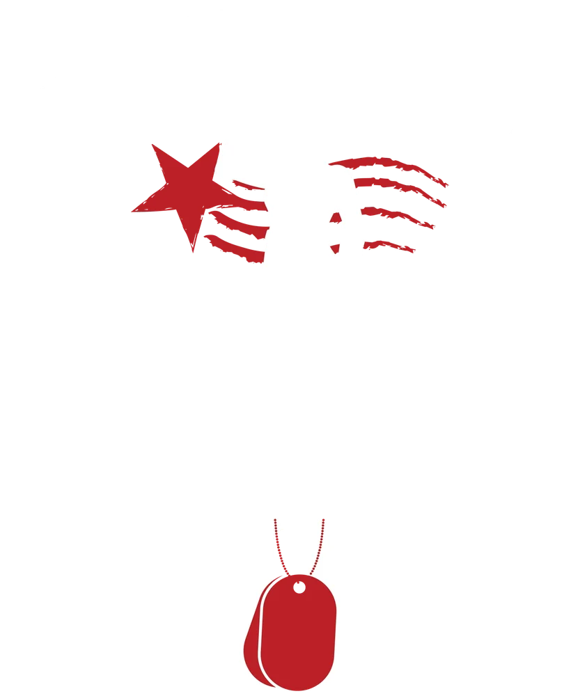 Veteran Tribute with Dog Tag