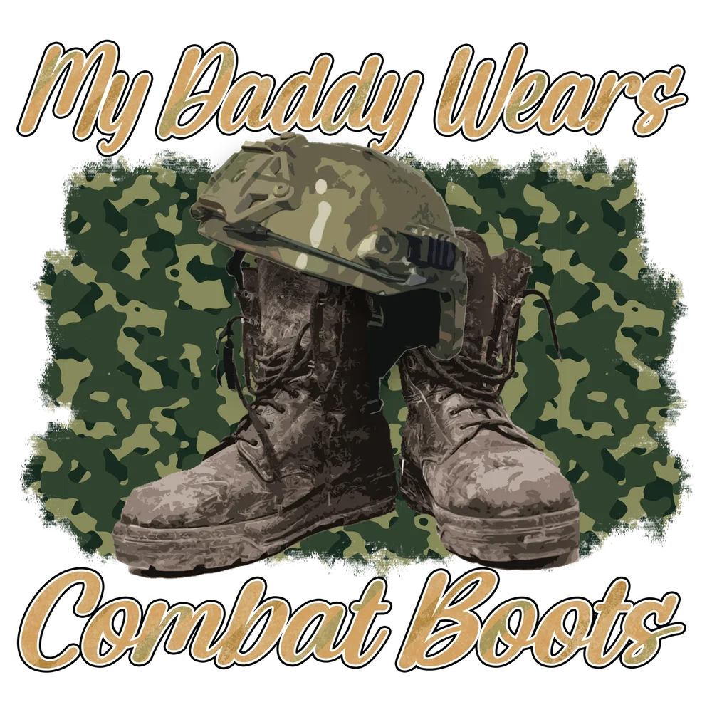Military Combat Boots with Helmet