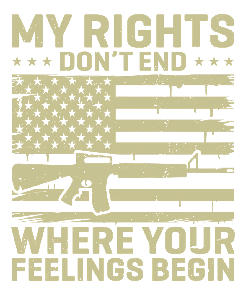 Second Amendment Rights — Tan Slogan
