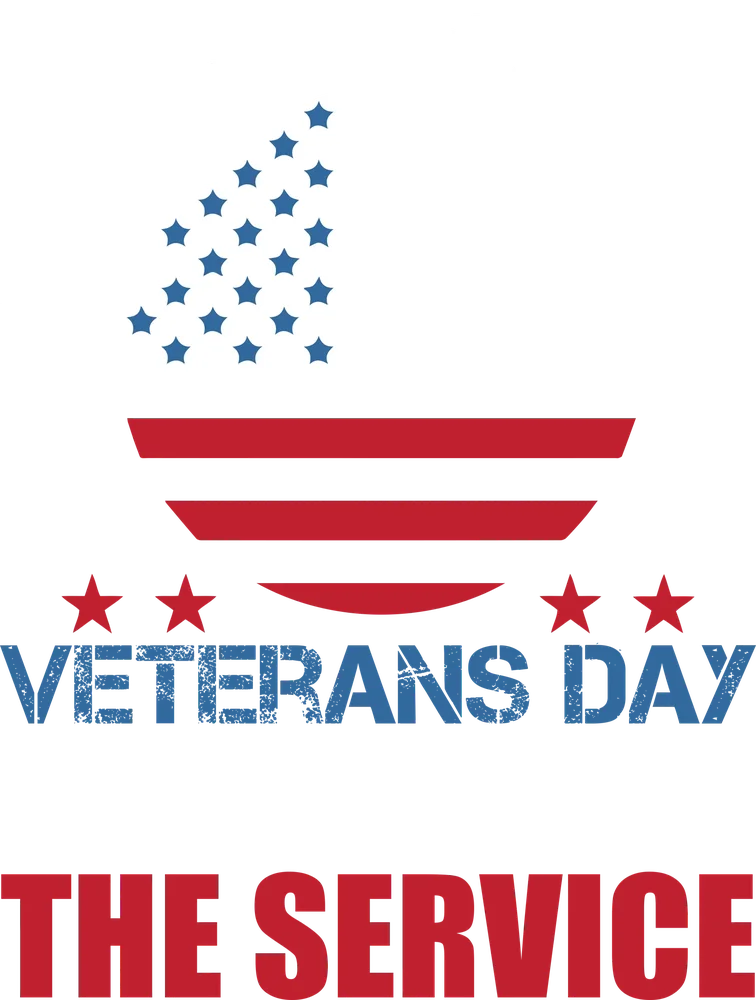 Veterans Day Graphic — White Patriotic