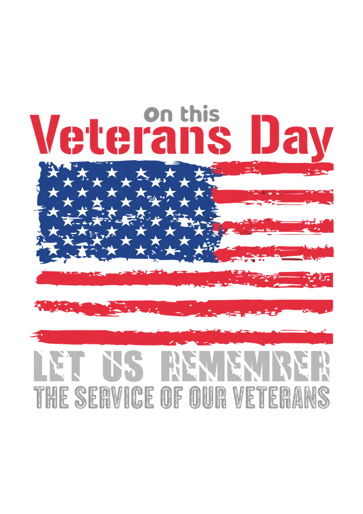 Veterans Day Flag Poster