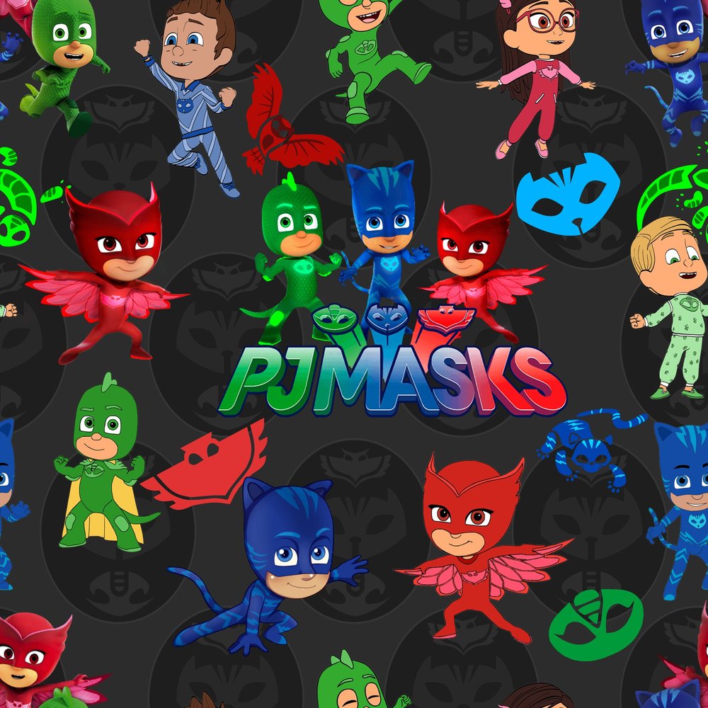 PJ Masks Characters Seamless