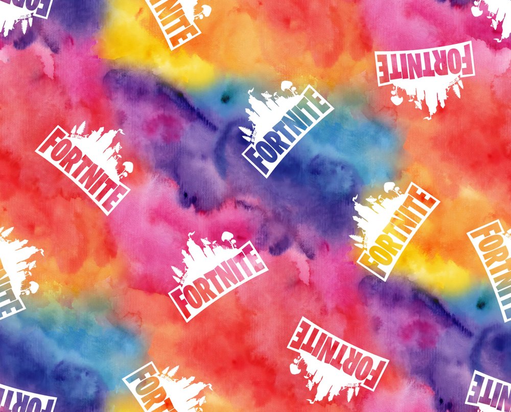 Fortnite Rainbow Watercolor