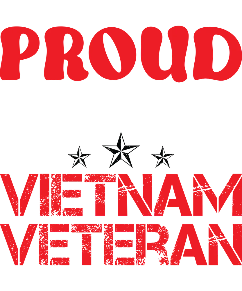Proud Vietnam Veteran — Red Patriotic