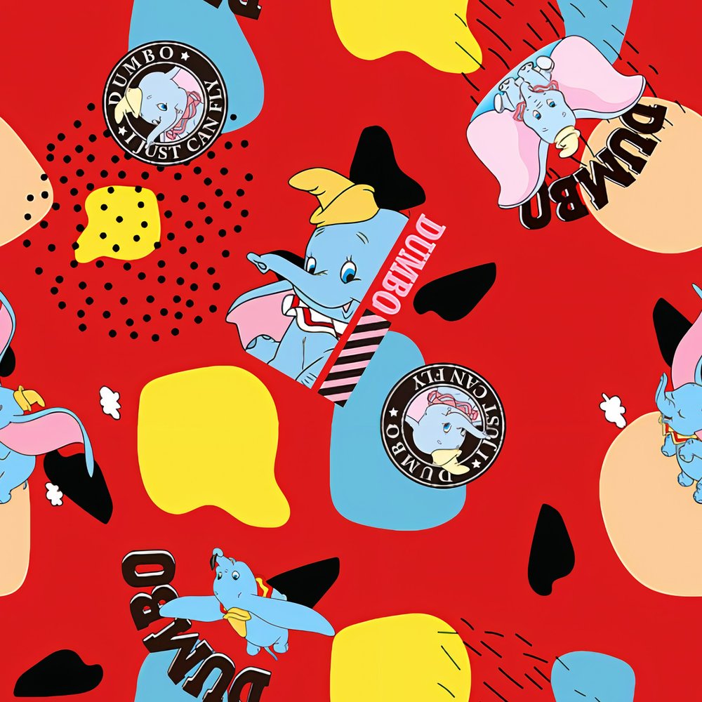 Dumbo Circus Seamless
