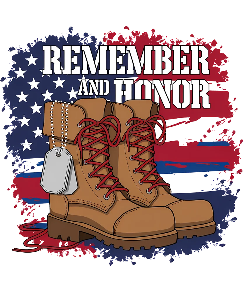 Veteran's Day Tribute — Multicolor Illustrative