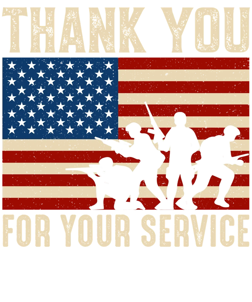 Veteran Appreciation Poster — Cream Retro/Vintage