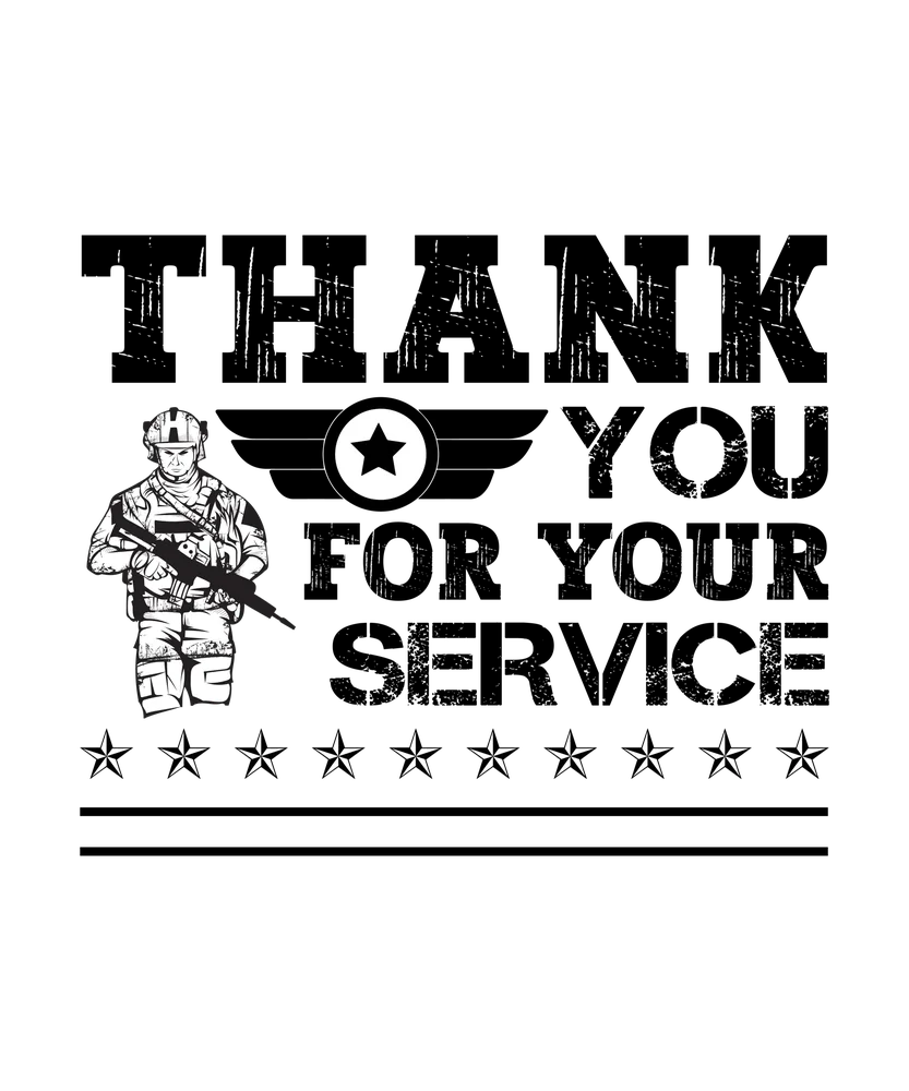Military Service Appreciation Poster