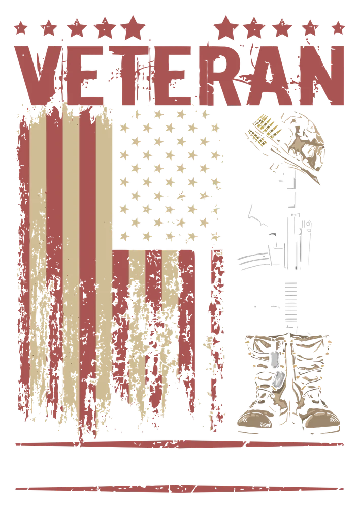 Veteran Tribute Poster — Distressed
