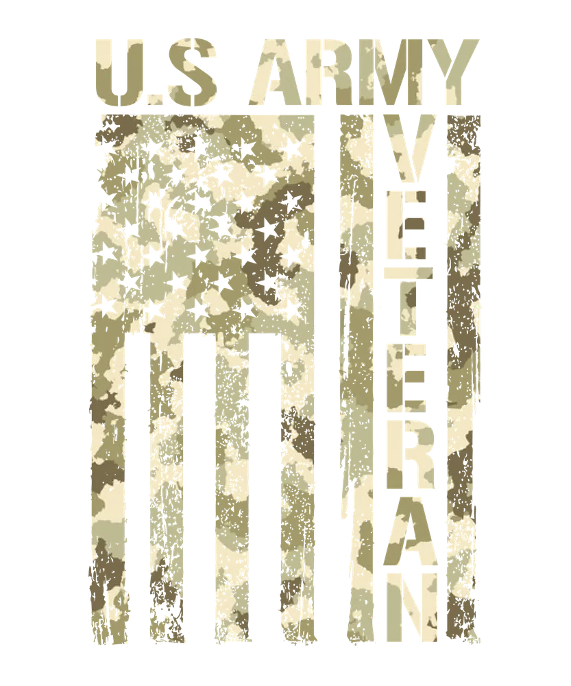 U.S. Army Veteran Camo Flag