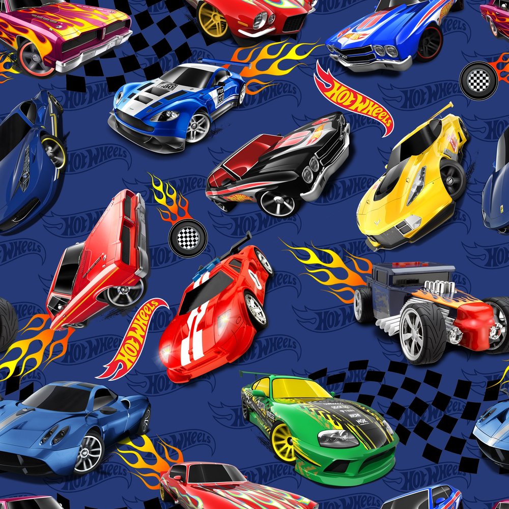 Hot Wheels Racing Cars Collage