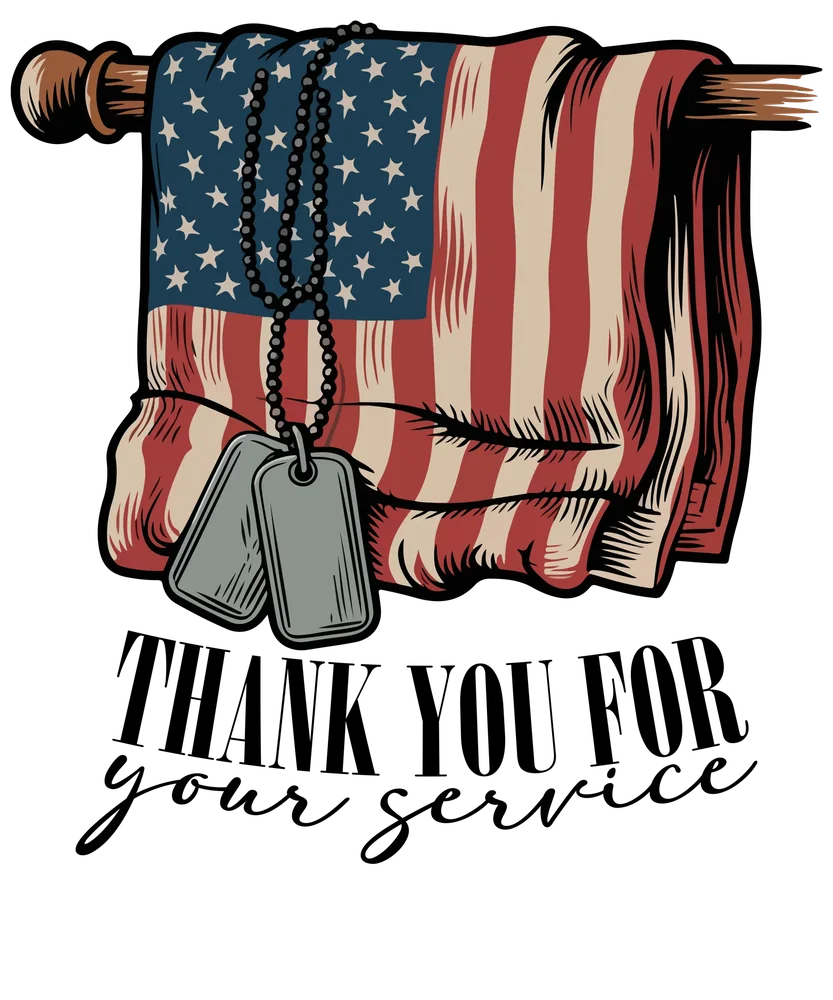 Military Appreciation Poster — Multicolor Illustrative
