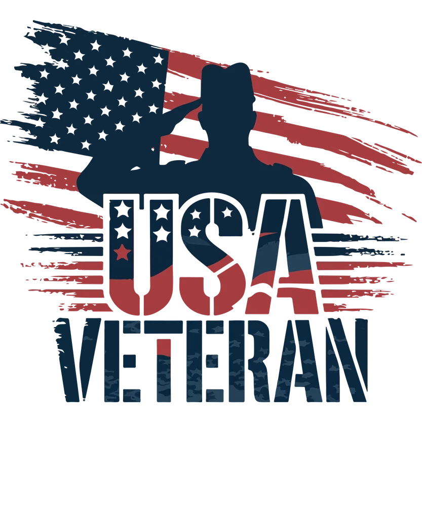 USA Veteran Salute — Navy American Flag