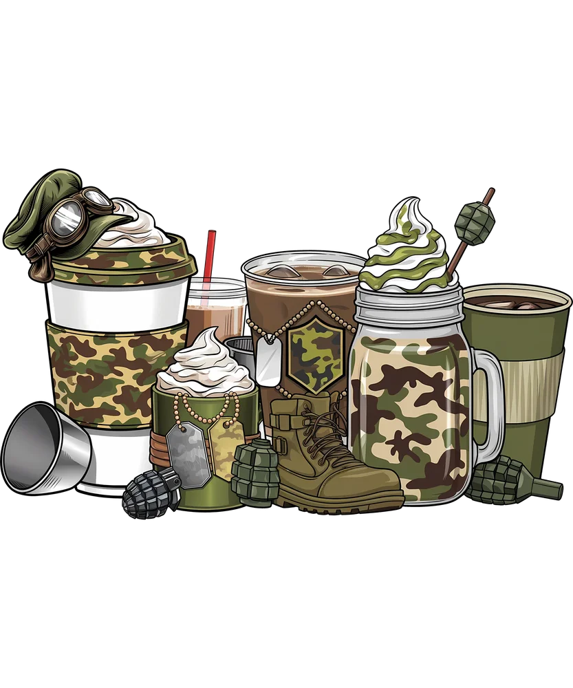 Military Themed Beverage Collection