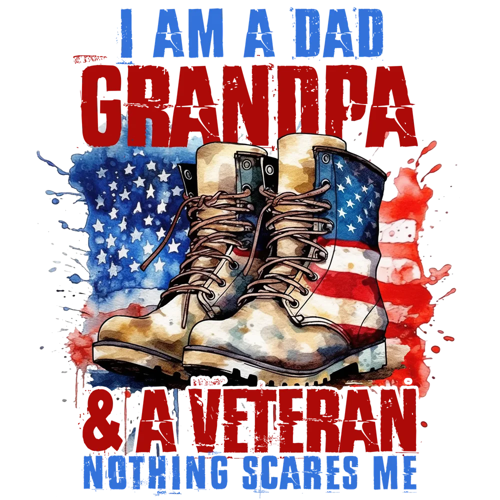 Veteran Dad Grandpa Boots