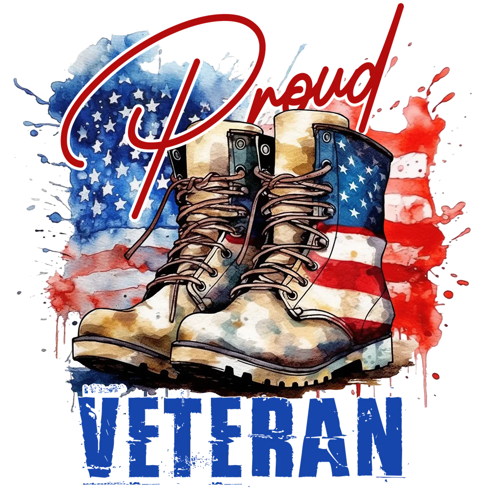 Patriotic Military Boots