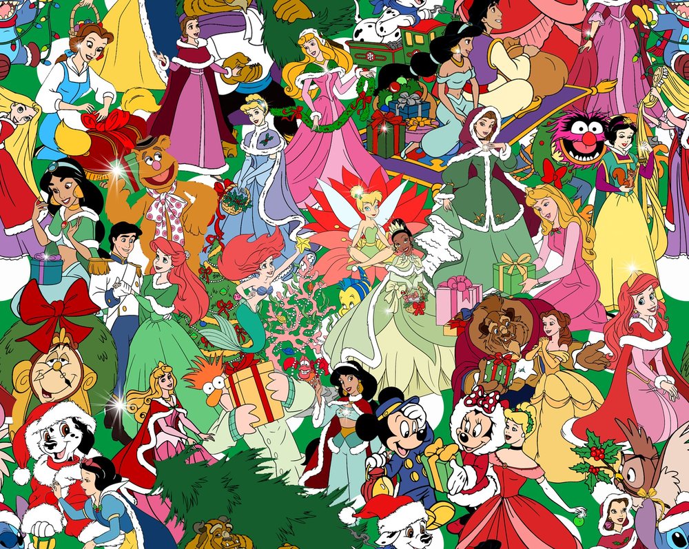 Disney Characters Christmas Celebration