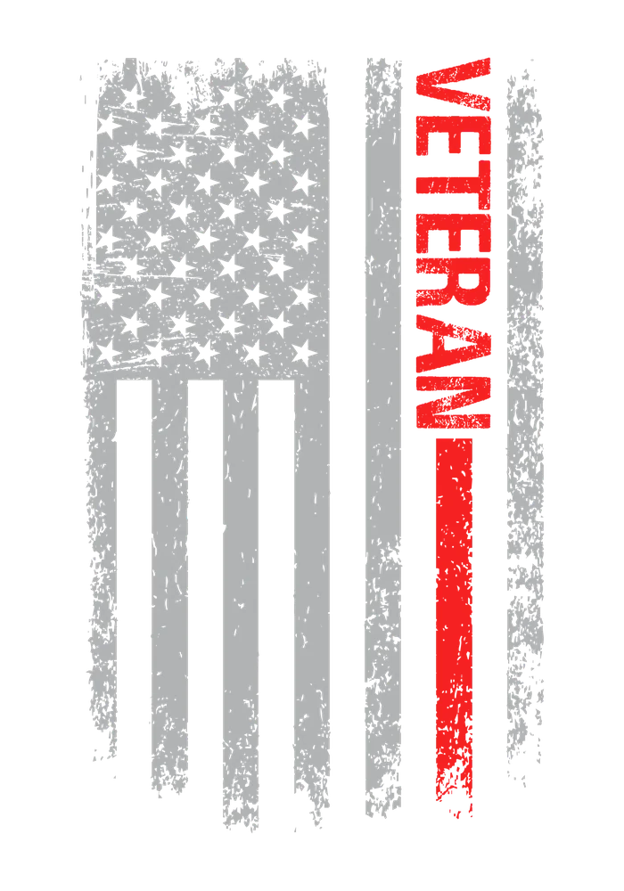 Veteran American Flag Design — Tan Distressed 2