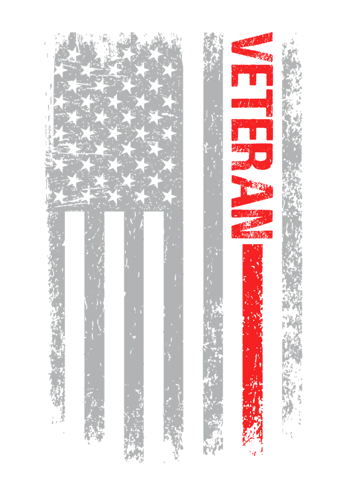 Veteran American Flag Design — Distressed 2