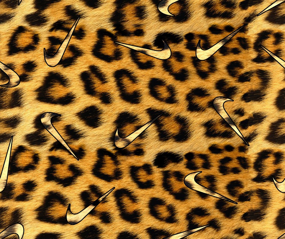 Leopard Print Nike Swoosh