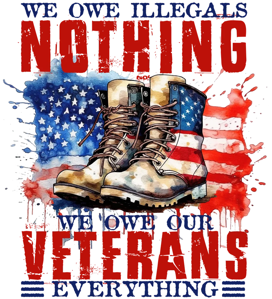 Veterans Appreciation Poster — Multicolor American Flag