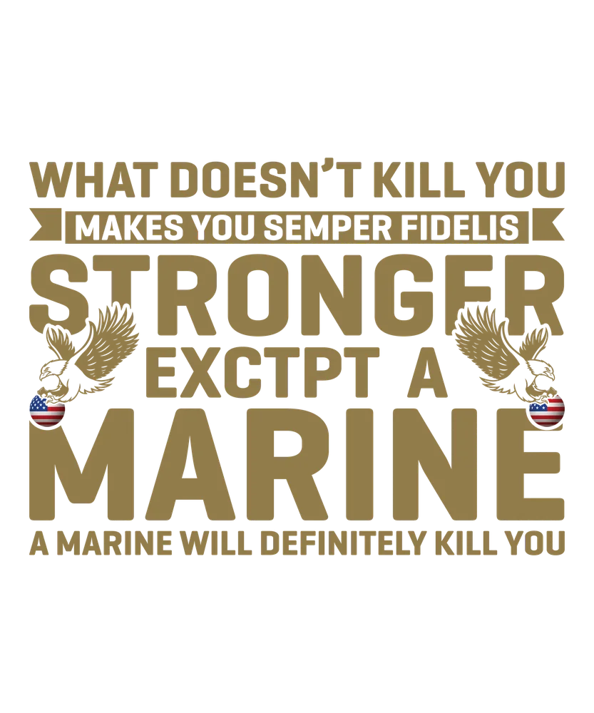 Semper Fidelis Marine Motivational Print