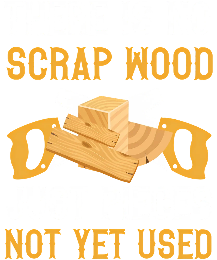 Scrap Wood Illustration — Gold Illustration