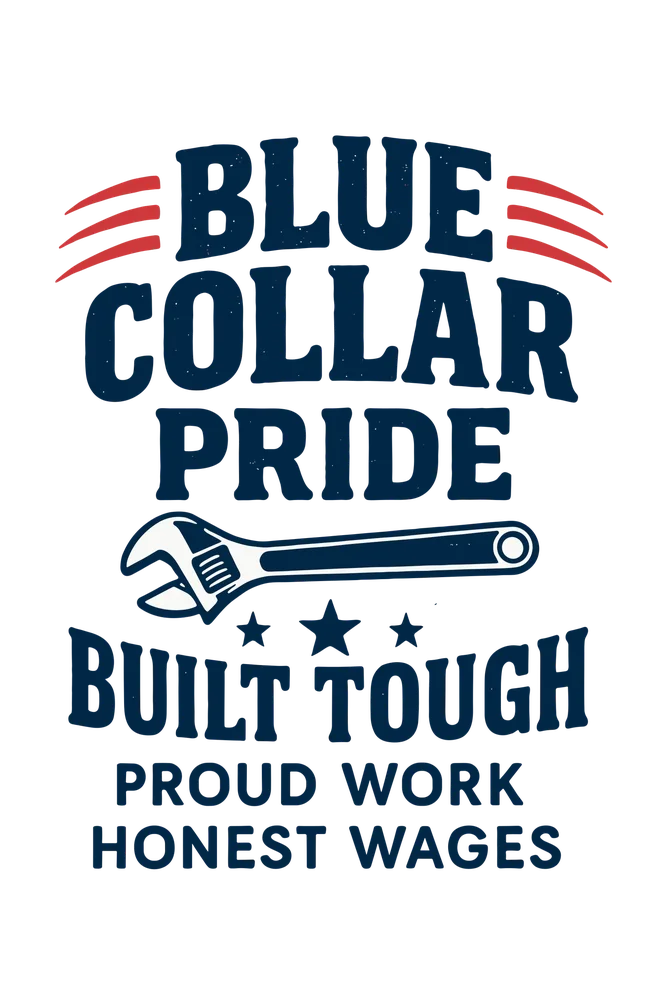 Blue Collar Pride Signage