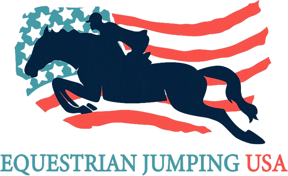 Equestrian Jumping USA Team Coach Silhouette