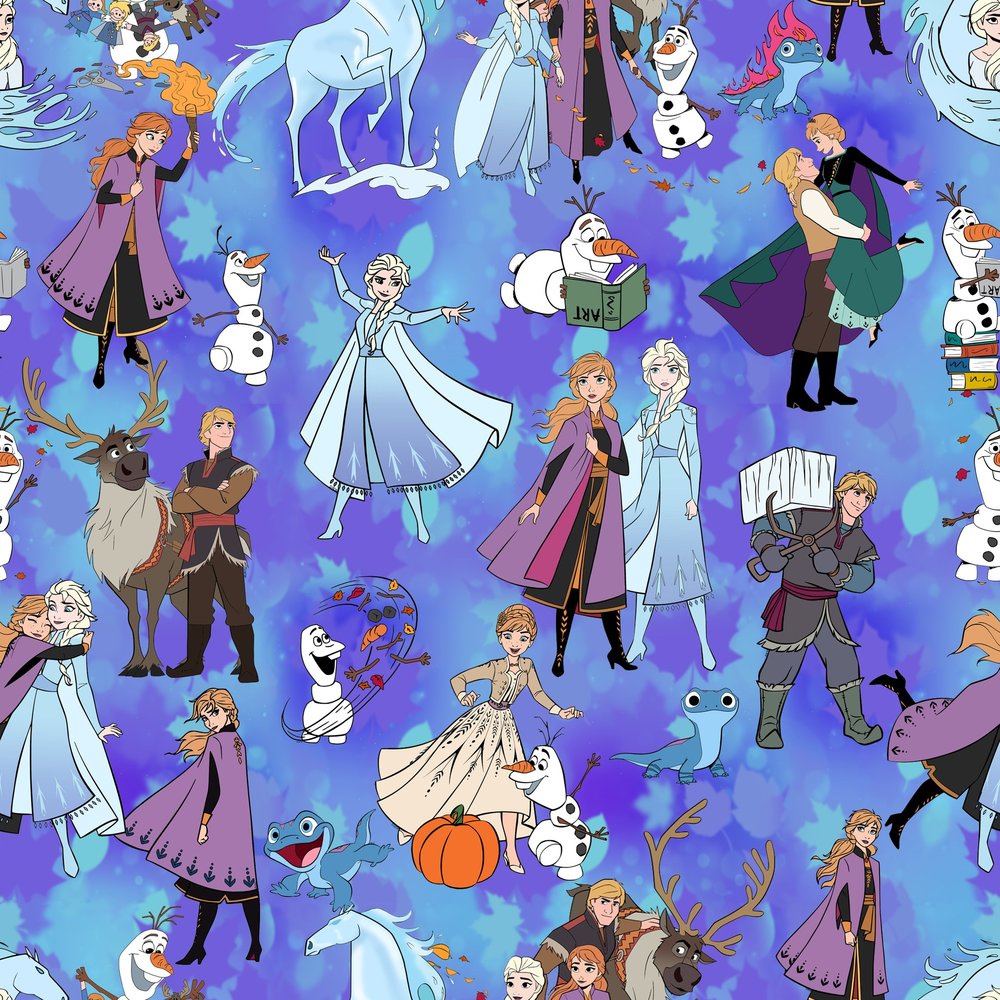 Frozen Characters Collage