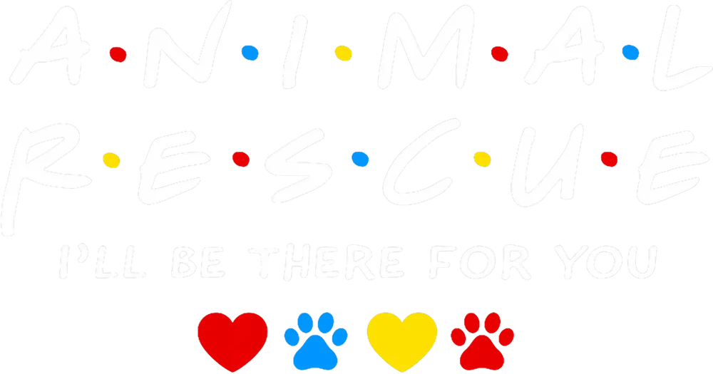 Animal Rescue Motivational Print — White Illustrative