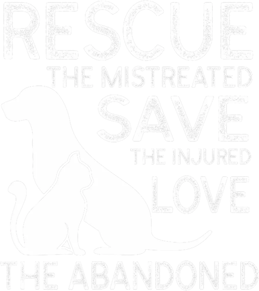 Rescue Save Love Pet Animal Motivational Print