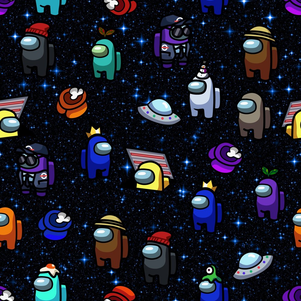 Among Us Space Seamless