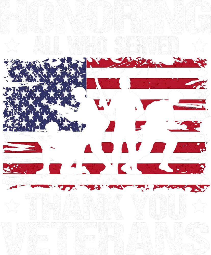 Veterans Day Tribute — White American Flag
