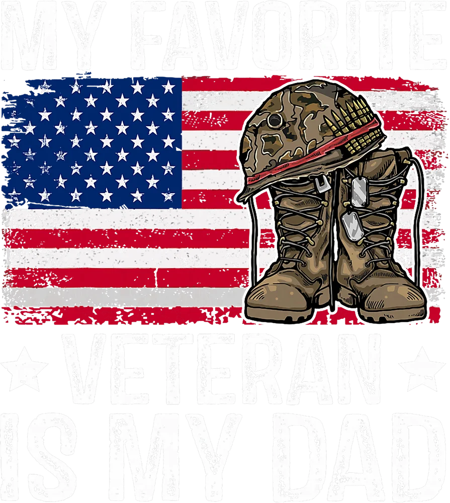 Veteran Appreciation: Military Boots & Helmet with American Flag