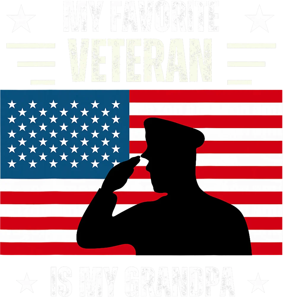 Veterans Day Salute Silhouette