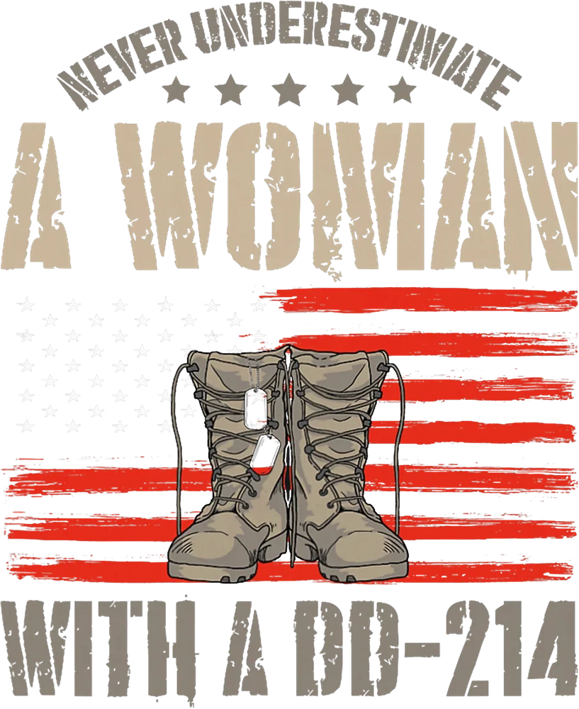 Military Woman with DD-214