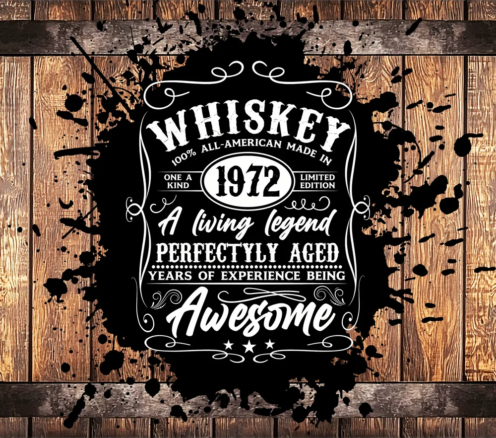 Whiskey 1972 Limited Edition Label